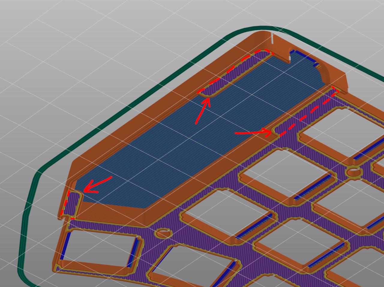 3D Printed Classic Case Supports